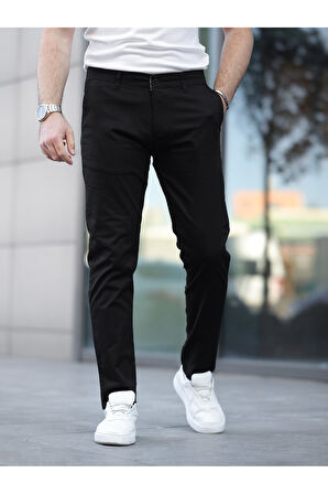 Slim Fit Chino Keten Pantolon