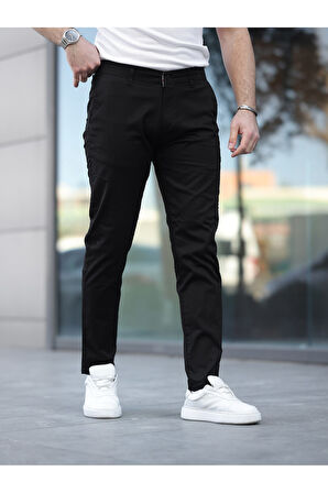 Slim Fit Chino Keten Pantolon