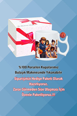 Basketboll Toplu Basket Sever Kupa Bardak Çay Kahve Fincanı Oyuncu Koçu-15