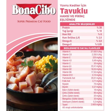 BonaCibo Kitten Yavru Kedi Maması 1,5 kg Tavuklu Yavru Kedi Maması