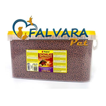 100 Gram Tropical Cichlid Carnivore Meddium Pellet Büyük Granül Balık Yemi