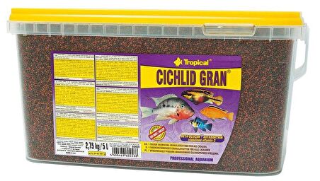 Tropical Cichlid Gran 500 gr Kovadan Bölme Balık Yemi