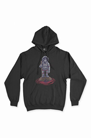 Dağcı Astronot Kapşonlu Sweatshirt Hoodie