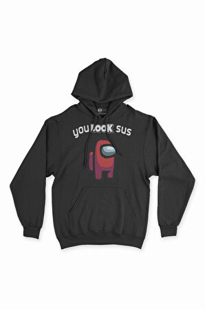 You Look Sus Among Us Kapşonlu Sweatshirt Hoodie