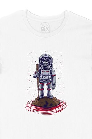 Dağcı Astronot Tişört
