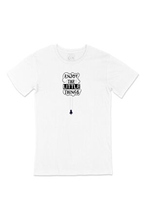 Küçük Şeylerle Mutlu Ol Tişört