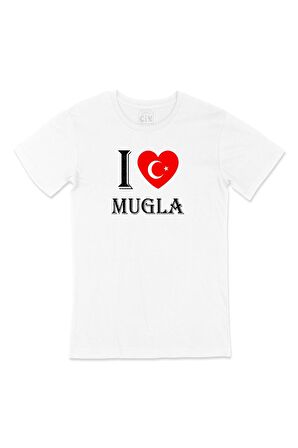 I Love Muğla Tişört