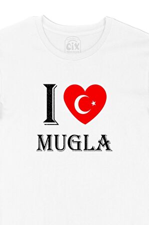 I Love Muğla Tişört