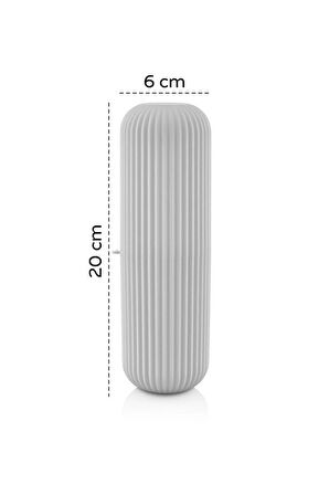 Çizgili Seyahat Kutusu | Makyaj Takı Organizeri Mini Saklama Kutusu Karışık Renk 19 x 6 cm