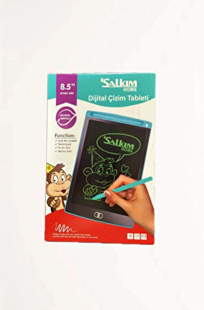Tablet Lcd 8.5 Inç Dijital Kalemli Çizim Yazı Tahtası Grafik Not Yazma Eğitim Tableti