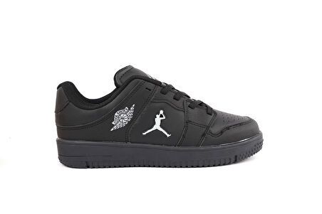 Garantili Unisex Çocuk Ortopedik Sneaker Spor Ayakkabı 26-27-28-29-30 Numara Siyah