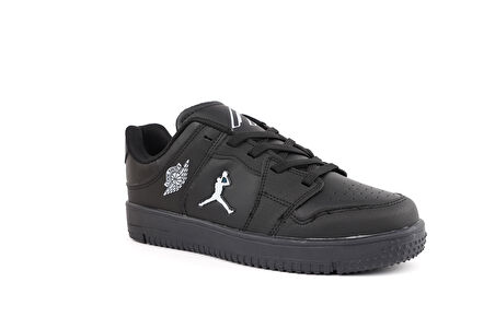 Garantili Unisex Çocuk Ortopedik Sneaker Spor Ayakkabı 26-27-28-29-30 Numara Siyah