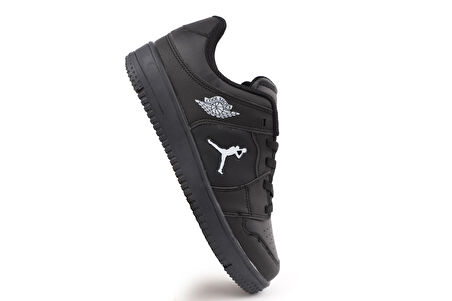 Garantili Unisex Çocuk Ortopedik Sneaker Spor Ayakkabı 26-27-28-29-30 Numara Siyah