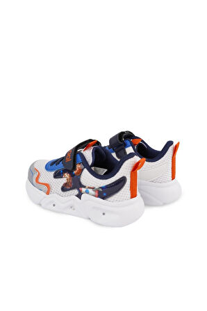 Garantili Ortopedik Sneaker Çocuk Işıklı Spor Ayakkabı Unisex 26-27-28-29-30 Numara Beyaz