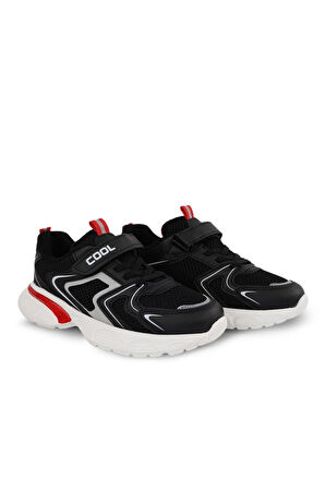 Garantili Unisex Ortopedik Sneaker Çocuk Spor Ayakkabı 31-32-33-34-35-36 Numara Siyah