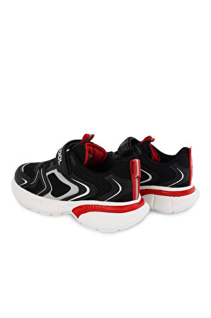 Garantili Unisex Ortopedik Sneaker Çocuk Spor Ayakkabı 31-32-33-34-35-36 Numara Siyah