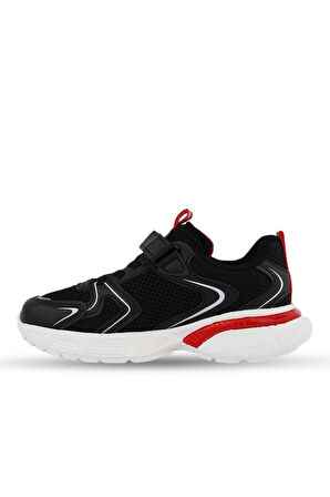 Garantili Unisex Ortopedik Sneaker Çocuk Spor Ayakkabı 31-32-33-34-35-36 Numara Siyah