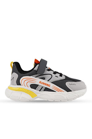 Garantili Unisex Ortopedik Sneaker Çocuk Spor Ayakkabı 31-32-33-34-35-36 Numara Füme