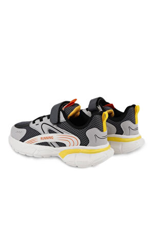 Garantili Unisex Ortopedik Sneaker Çocuk Spor Ayakkabı 31-32-33-34-35-36 Numara Füme
