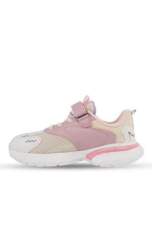 Garantili Unisex Ortopedik Sneaker Çocuk Spor Ayakkabı 31-32-33-34-35-36 Numara Somon Renk