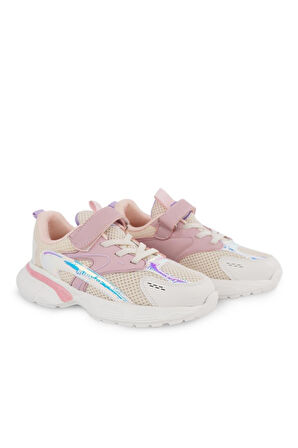 Garantili Unisex Ortopedik Sneaker Çocuk Spor Ayakkabı 31-32-33-34-35-36 Numara Somon Renk