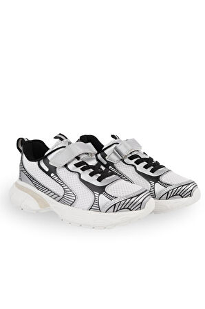 Garantili Unisex Ortopedik Sneaker Çocuk Spor Ayakkabı 26-27-28-29 Numara Beyaz