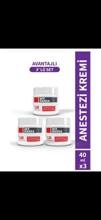 My sassia anestezi krem lazer dövme ağrı azaltıcı