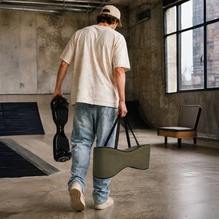 Citymate Orijinal Hoverboard Elektrikli Kaykay Taşıma Çantası Yüksek Kalite Çanta Kılıf 6.5 inch YEŞİL