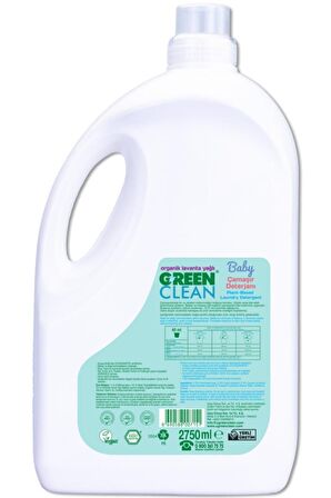 U Green Clean Baby Bitkisel Çamaşır Deterjanı Organik Lavanta Yağlı 2,75 lt