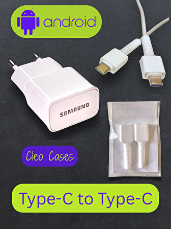 Type-C To Type-C Yeni Nesil Android Şarj Kablo Ucu Koruyucu