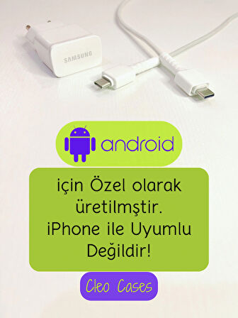 Type-C To Type-C Yeni Nesil Android Şarj Kablo Ucu Koruyucu