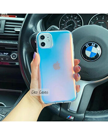 iPhone 11 Uyumlu Ebruli Her Açıda Renk Değiştiren Mat Kılıf