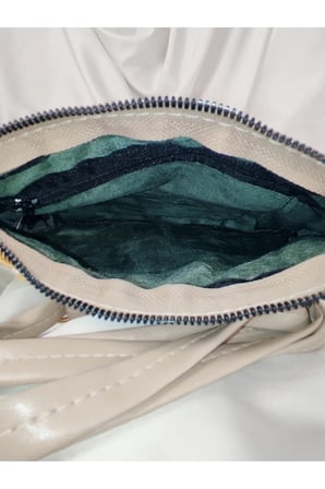 Yıldız Desenli Siyah Kapitone Clutch Portföy Bilek ve Omuz Çantası