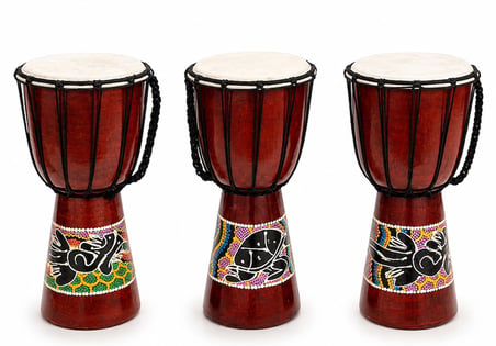Ahşap Batikli Darbuka No:1023