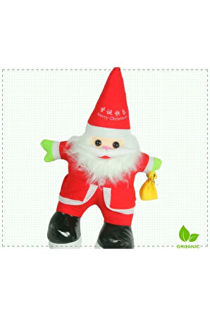 Peluş Noel Baba 57 cm Kız Erkek Cocuk Egitici Montessori Oyuncaklar Naturel