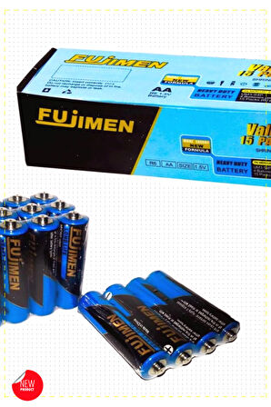 1 Adet Fujimen AA 1.5V Kalem Pil 60'lı Paket