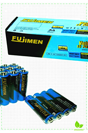 1 Adet Fujimen AA 1.5V Kalem Pil 60'lı Paket