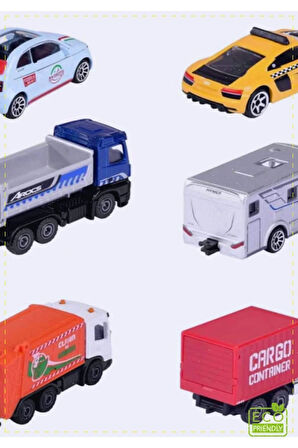 ba Majorette Şehir Araçları 7,5 cm 212057500 Kız Oyuncakları Erkek Cocuk Egitici Montessori Oyuncak