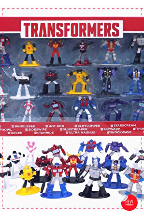 1 Adet nsformers Nano 18'li Metal Figür Seri 1 Kız Erkek Cocuk Egitici Montessori Oyuncaklar Saglık