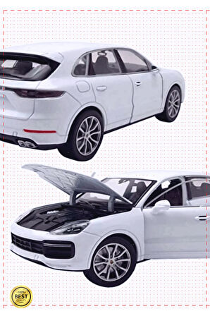 1 Adet Welly 1:24 Porsche Cayenne Turbo Kız Erkek Cocuk Egitici Montessori Oyuncaklar Saglıklı Ürün