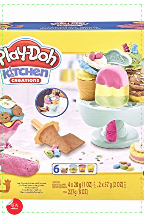 1 Adet E5112 Play-Doh Mutfak Atölyesi +3 yaş Kız Cocuk Erkek Cocuk Montessori Oyuncaklar Egitici