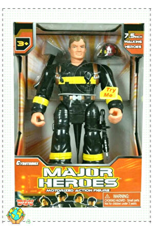1 Adet Robot Major Heroes - Kahraman Kız Erkek Oyuncakları Cocuk Egitici Montessori Oyuncaklar