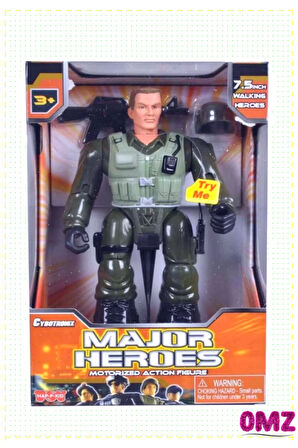 1 Adet Robot Major Heroes - Kahraman Kız Erkek Oyuncakları Cocuk Egitici Montessori Oyuncaklar