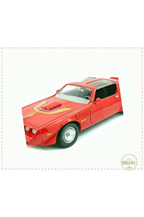 1 Adet 1:18 1979 Pontiac Firebird Trans Am Red Bird Kız Erkek Cocuk Oyuncak Egitici Montessori Oyu