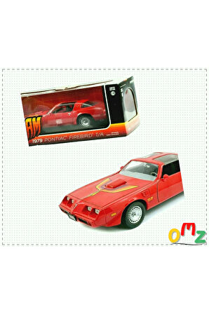 1 Adet 1:18 1979 Pontiac Firebird Trans Am Red Bird Kız Erkek Cocuk Oyuncak Egitici Montessori Oyu