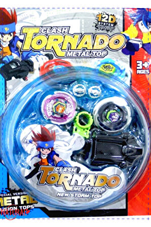 1 Adet Tornado Clash Sahalı İkili Paket Kız Erkek Cocuk Egitici Montessori Oyuncaklar Naturel