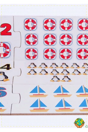 1 Adet Playwood Ahşap Eğitici Puzzle Sayılar Erkek Cocuk Montessori Geliştiren Egitici Oyuncaklar