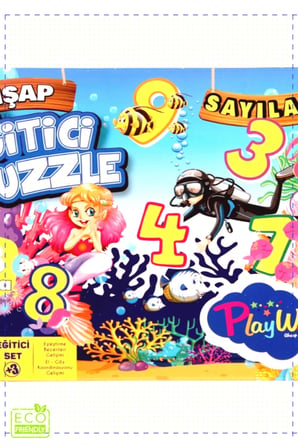 1 Adet Playwood Ahşap Eğitici Puzzle Sayılar Erkek Cocuk Montessori Geliştiren Egitici Oyuncaklar