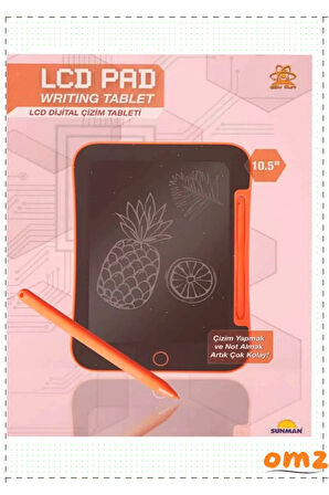 1 Adet 10,5" LCD Dijital Çizim Tableti Kız Oyuncakları Erkek Cocuk Egitici Montessori Oyuncak