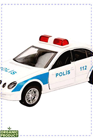 1 Adet 1:32 Maxx Wheels Sesli ve Işıklı Polis Arabası Kız Oyuncakları Erkek Cocuk Egitici Montessor